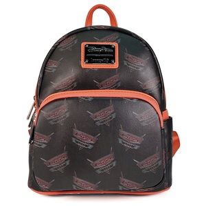 Disney Loungelfy Cars Logo Lightening McQueen Mini Backpack